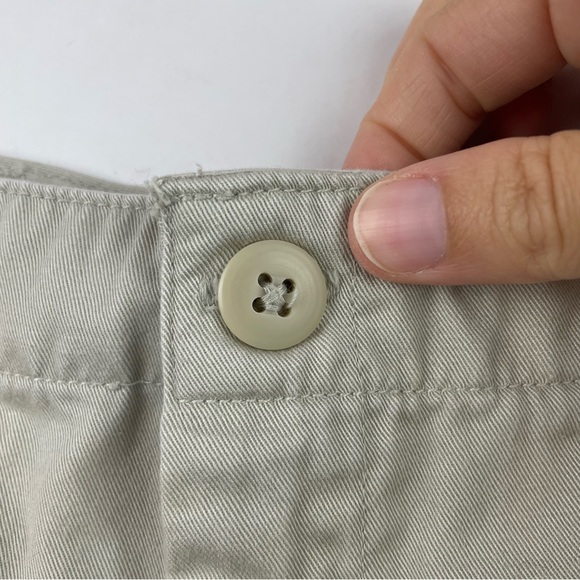 Essentials Style Solid Tan Khaki Shorts Casual Outdoor Summer Women Size 12 - Picture 4 of 5